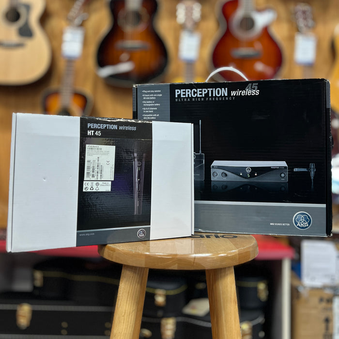 USED AKG Perception 45 Wireless Lapel System w/ AKG Handheld (Band A 530-559 MHz)