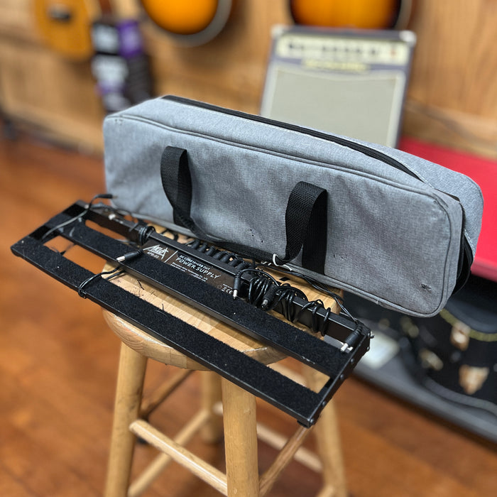 USED AKLOT Guitar Pedal Board with Built-in Power Supply and Bag