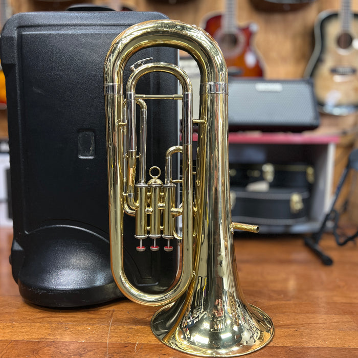 USED AS-IS Accent EU580L Student Series 3-Valve Euphonium Outfit