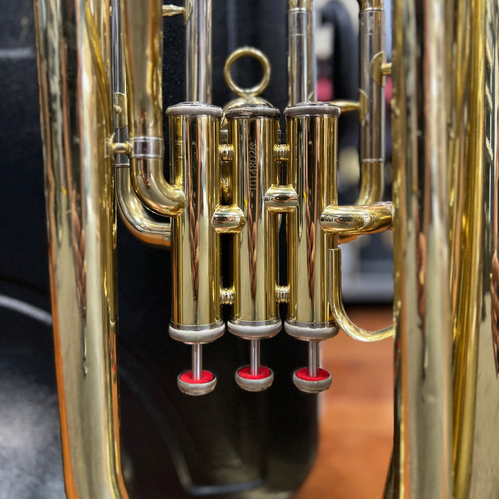 USED AS-IS Accent EU580L Student Series 3-Valve Euphonium Outfit