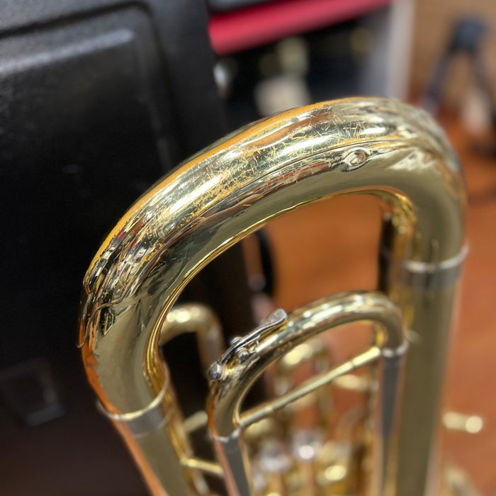 USED AS-IS Accent EU580L Student Series 3-Valve Euphonium Outfit