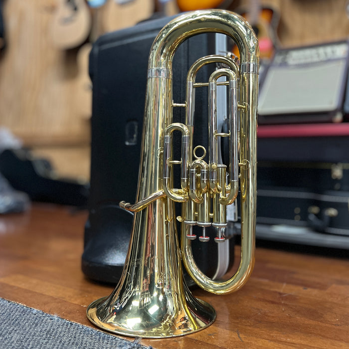 USED AS-IS Accent EU580L Student Series 3-Valve Euphonium Outfit