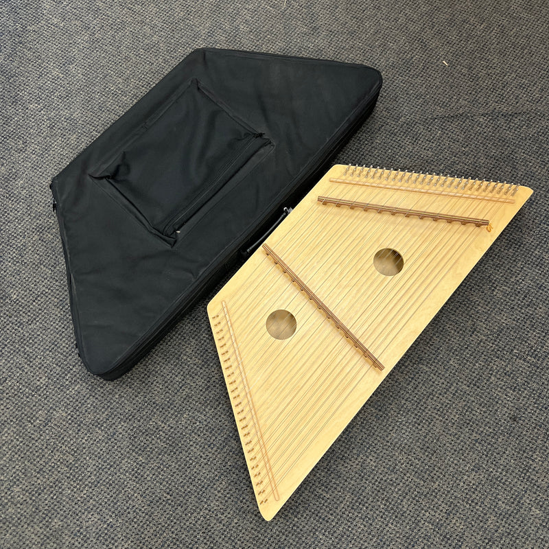 USED AS IS David’s Dulcimer Spinet Hammered Dulcimer w/ Case