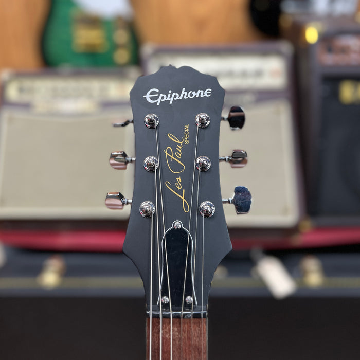 USED AS IS Epiphone Les Paul Special Solid Body Electric Guitar, Pelham Blue