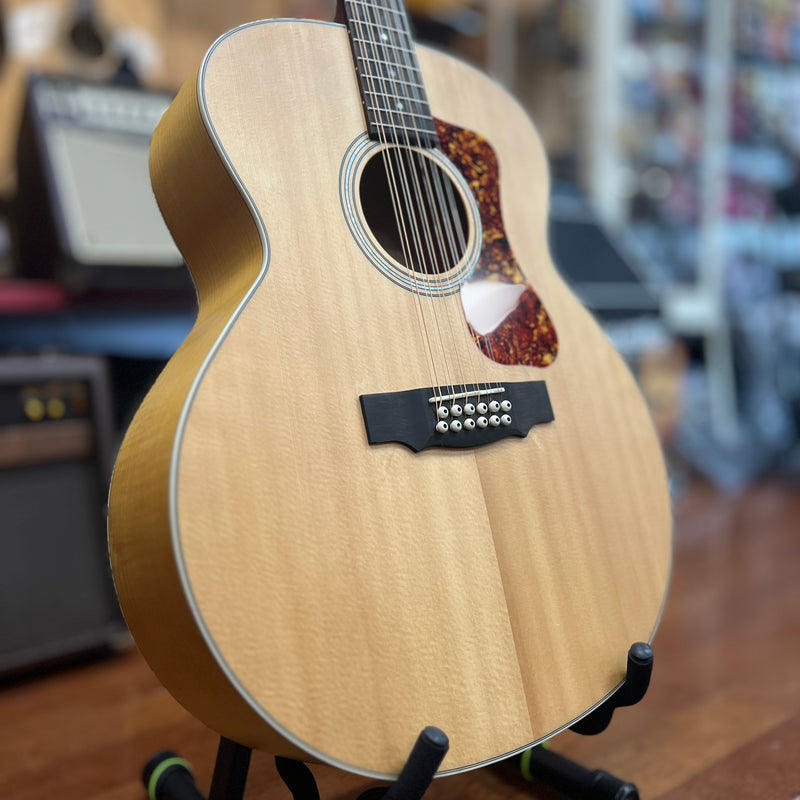 USED AS IS Guild F-2512E Maple 12-String Acoustic-Electric Guitar w/ HSC