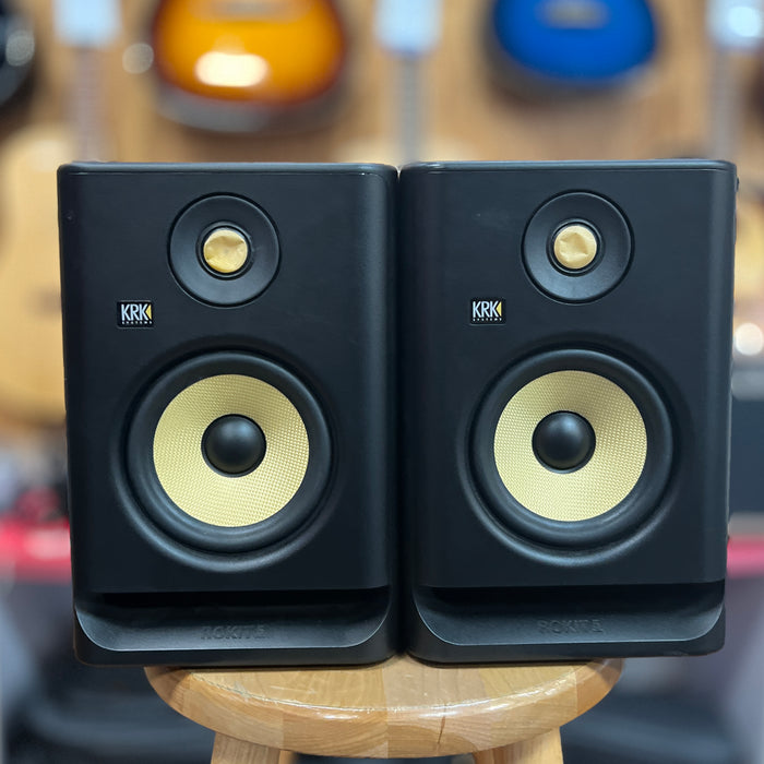 USED AS-IS KRK Rokit 5 G4 Pair - Wrinkled Tweeters