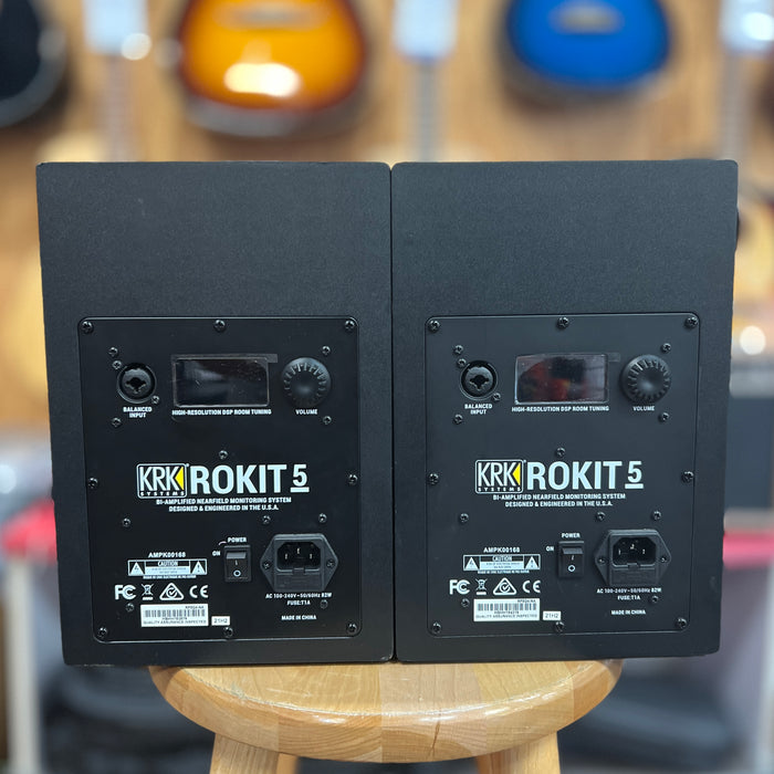 USED AS-IS KRK Rokit 5 G4 Pair - Wrinkled Tweeters