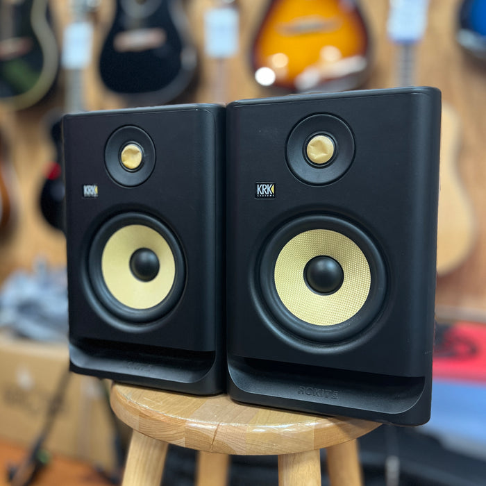 USED AS-IS KRK Rokit 5 G4 Pair - Wrinkled Tweeters