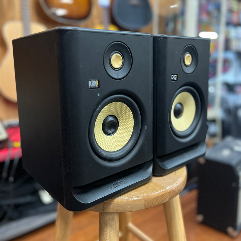 USED AS-IS KRK Rokit 5 G4 Studio Monitor PAIR