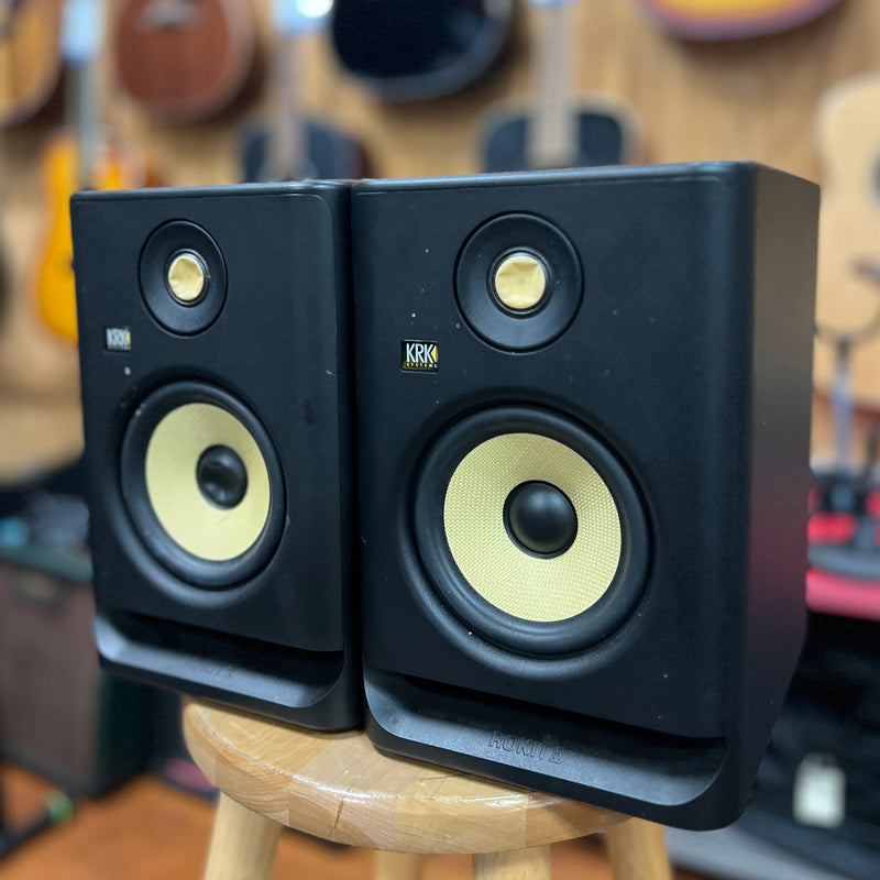 USED AS-IS KRK Rokit 5 G4 Studio Monitor PAIR