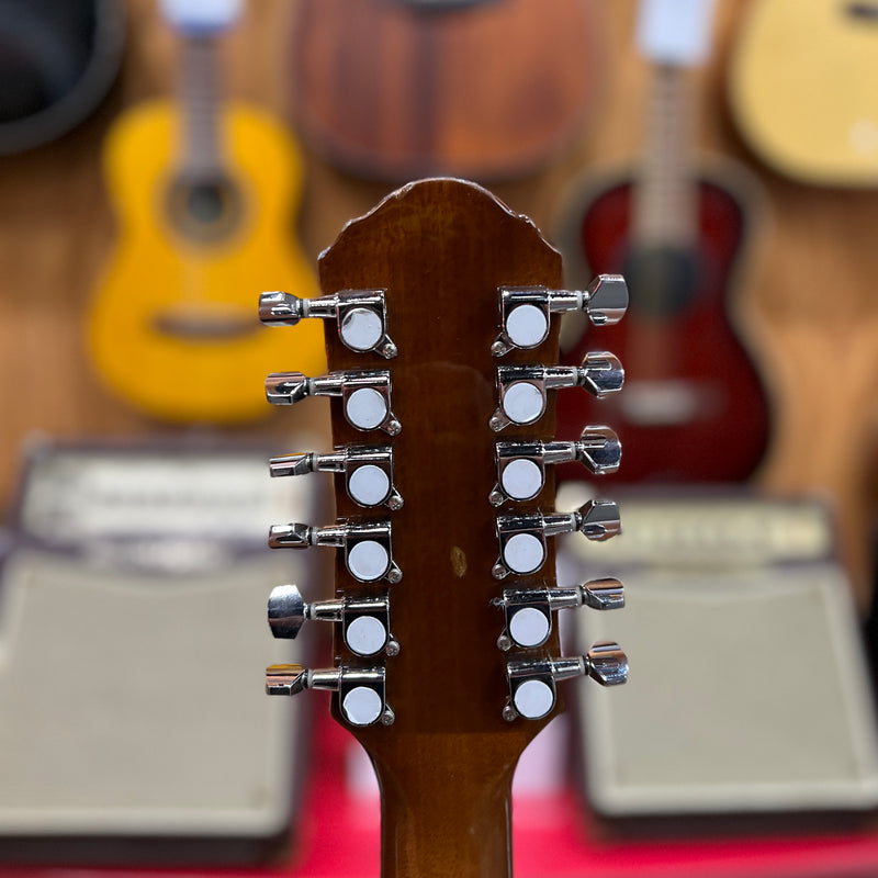 USED AS-IS Oscar Schmidt OD312-A 12-string Acoustic Guitar, Natural (BRIDGE LIFT)