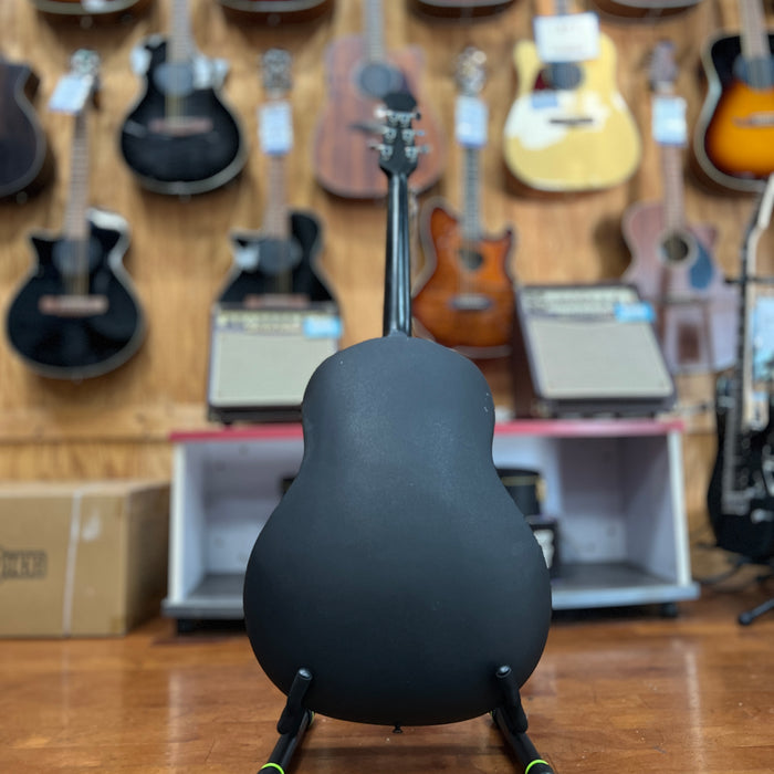 USED AS IS Ovation Applause AA21 Acoustic Guitar, Black