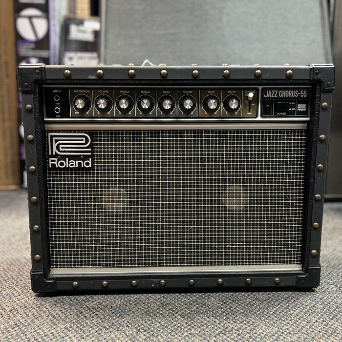USED AS IS  Roland JAZZ CHORUS 55 Guitar Combo Amp w/ Cover