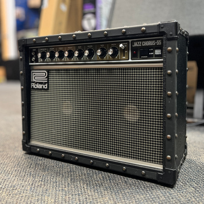 USED AS IS  Roland JAZZ CHORUS 55 Guitar Combo Amp w/ Cover