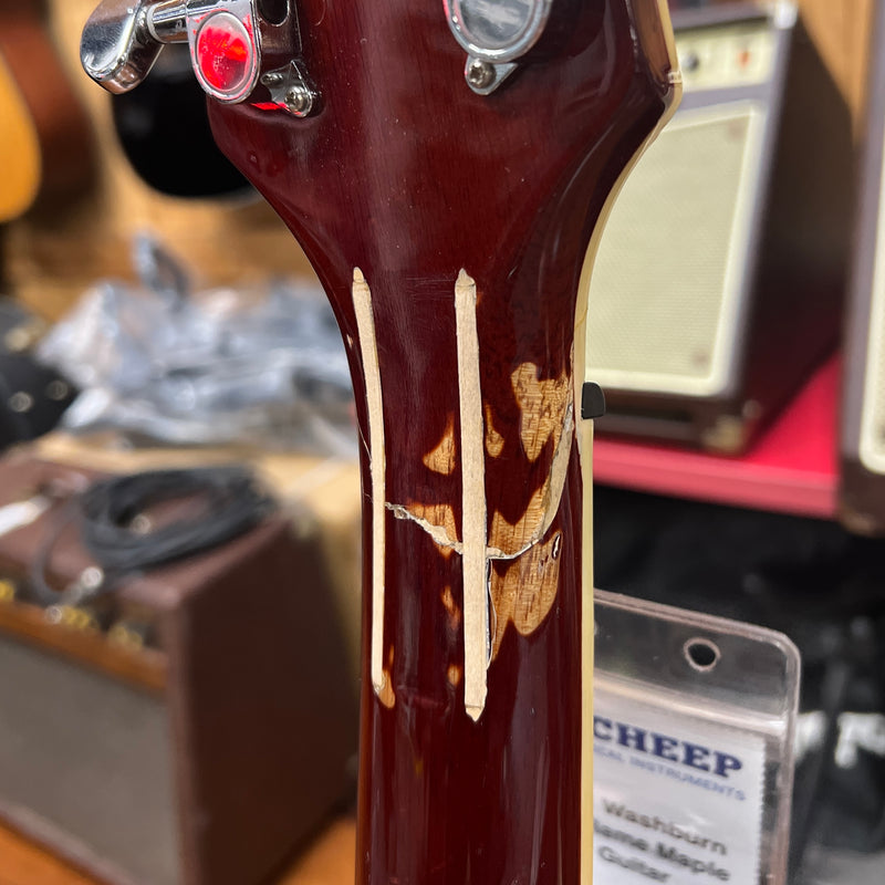 USED AS IS  Washburn Idol Series Flame Maple Electric Guitar