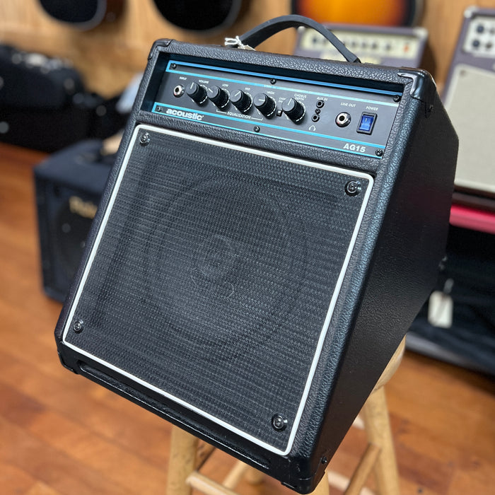 USED Acoustic AG15 15W 1x8 Acoustic Guitar Combo Amp Black