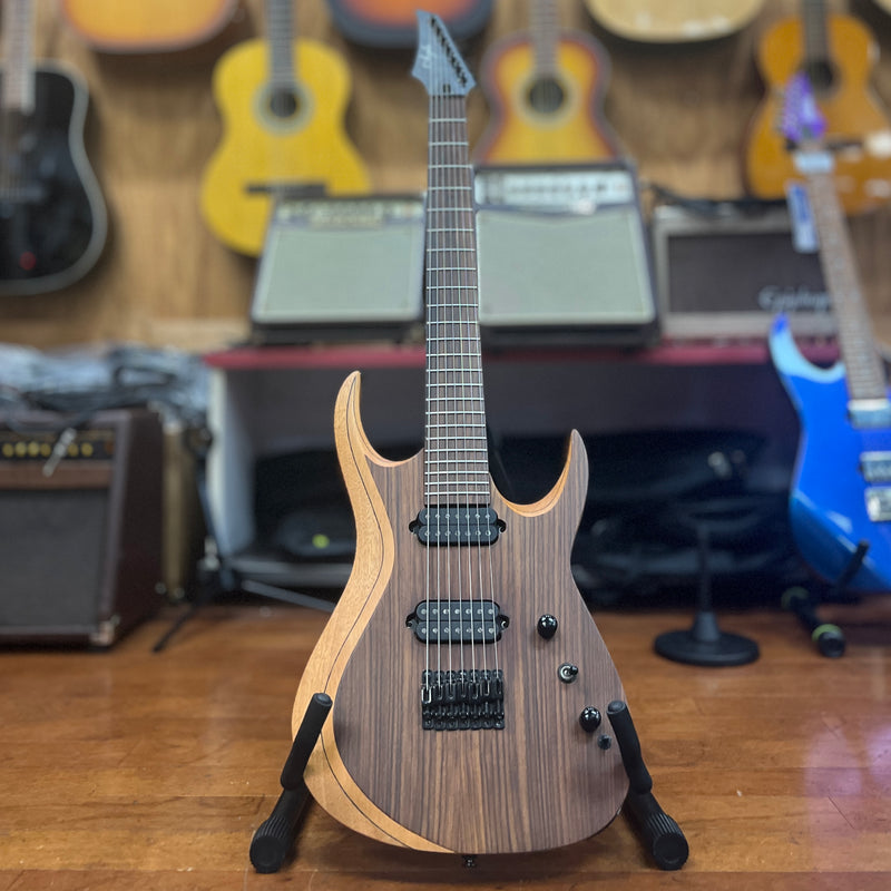 USED Agile Legacy 727 & String Electric Guitar, Brown Contrast