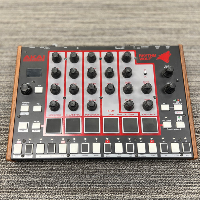 USED Akai Rhythm Wolf Analog Drum Machine and Bass Synthesizer