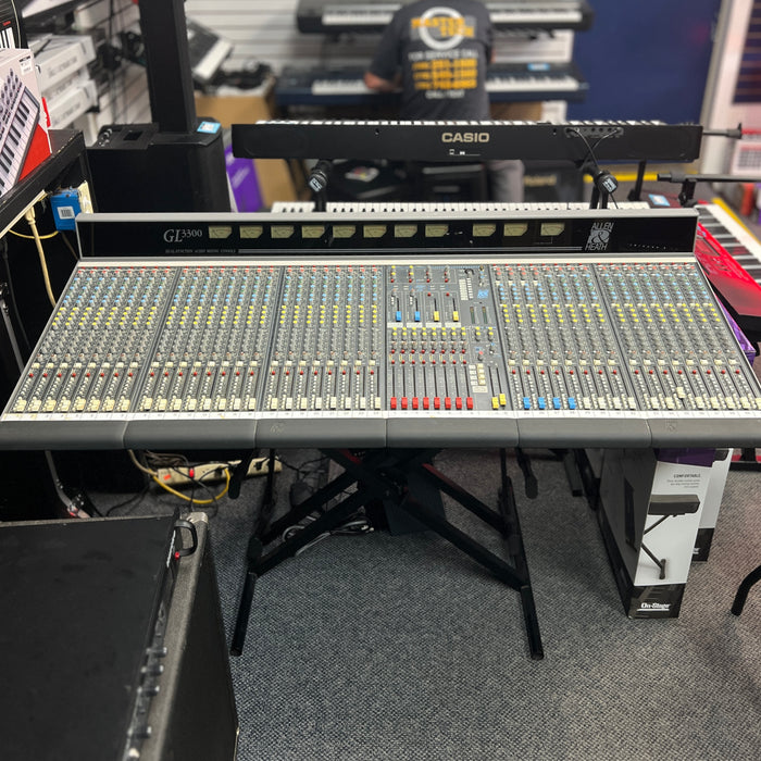 USED Allen and Heath GL3300 40-Channel Mixing Console w/ PSU, Made In England