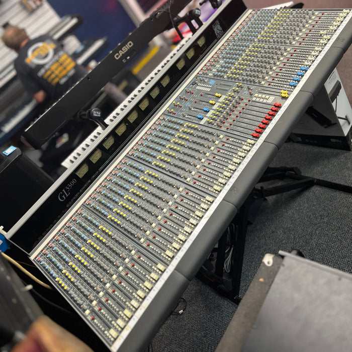 USED Allen and Heath GL3300 40-Channel Mixing Console w/ PSU, Made In England