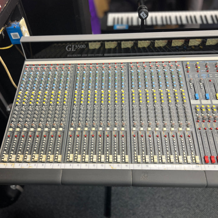 USED Allen and Heath GL3300 40-Channel Mixing Console w/ PSU, Made In England