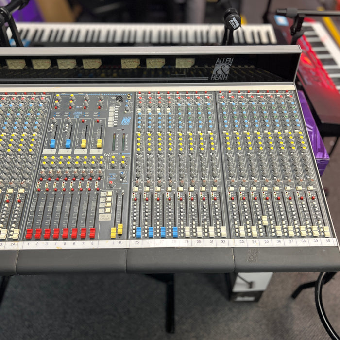 USED Allen and Heath GL3300 40-Channel Mixing Console w/ PSU, Made In England