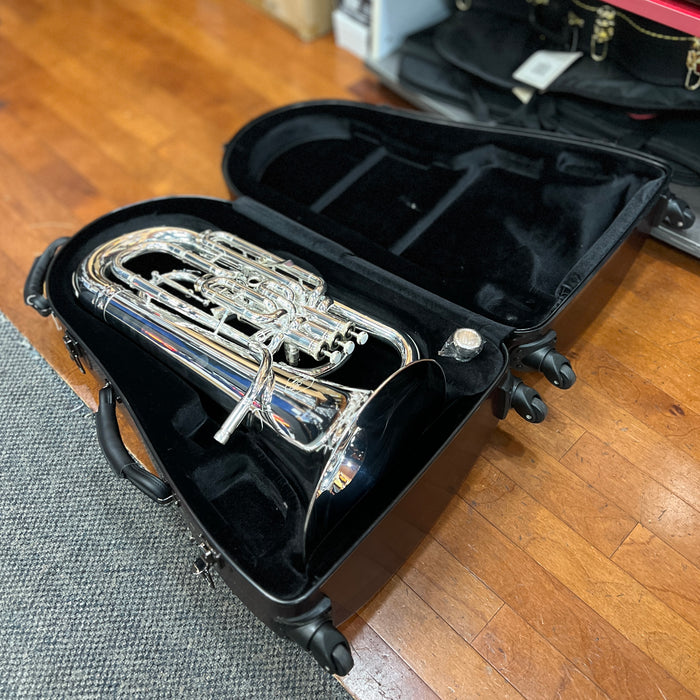 USED Allora AEP-550 Paris Series Compensating Euphonium, Silver