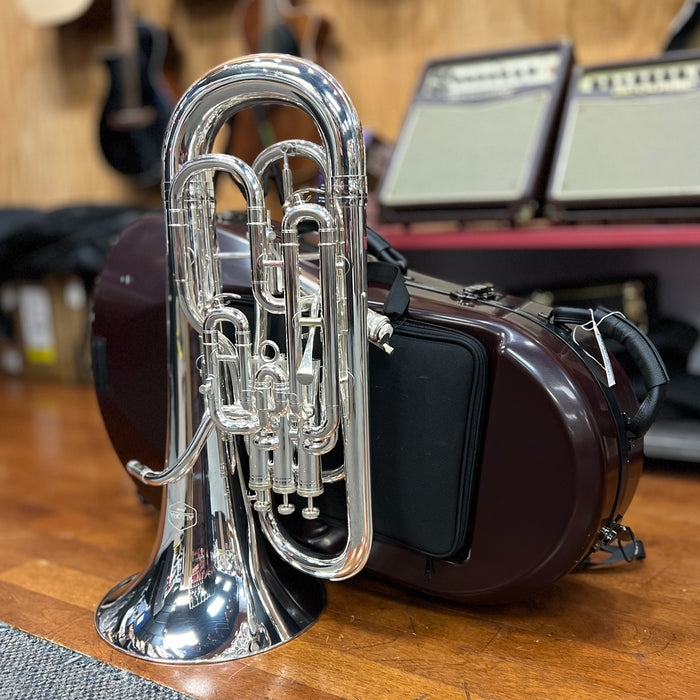 USED Allora AEP-550 Paris Series Compensating Euphonium, Silver