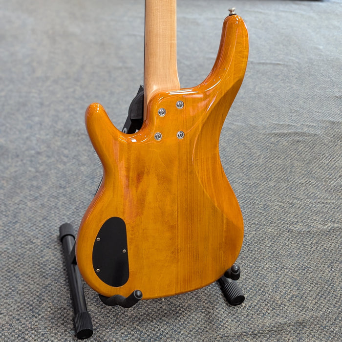 USED Alvarez Villain 4 String Electric Bass, Natural w/ Original HSC