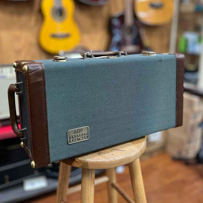 USED Andreas Eastman Trumpet Case for C Trumpet, Blue Tweed