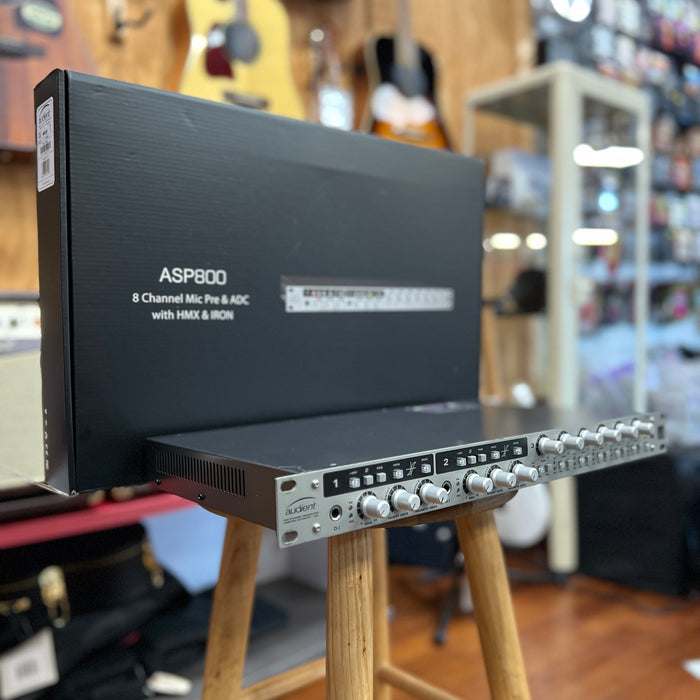 USED Audient ASP800 8-Channel Microphone Preamplifier
