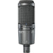 Audio-Technica AT2020USB+ Cardioid Condenser USB Microphone, Black-Dirt Cheep