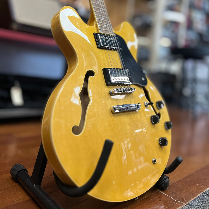 USED Austin Guitars AU796 Hollowbody Electric Guitar, Natural