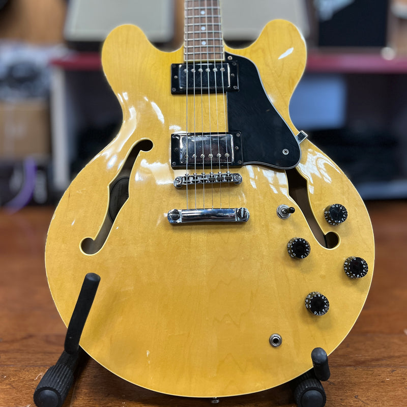 USED Austin Guitars AU796 Hollowbody Electric Guitar, Natural