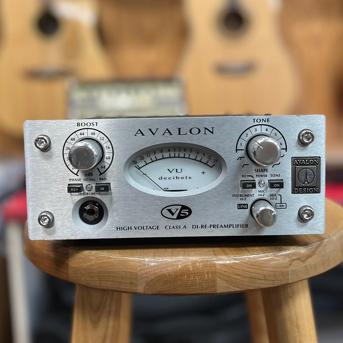 USED Avalon V5 Pure Class A DI-Re-Microphone Preamplifier