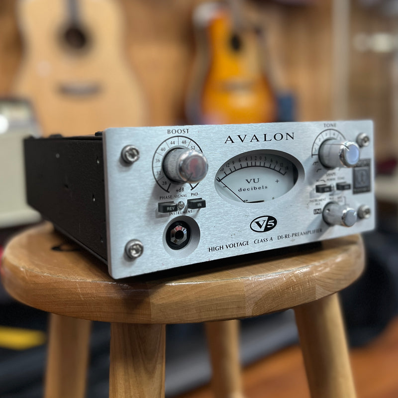 USED Avalon V5 Pure Class A DI-Re-Microphone Preamplifier