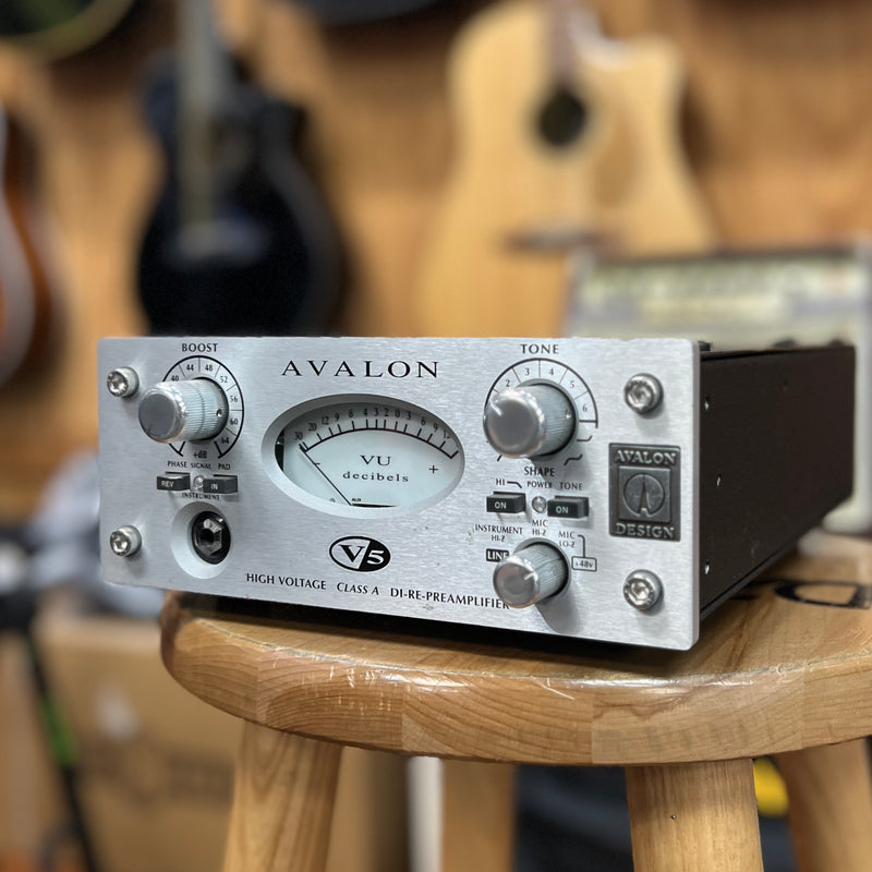 USED Avalon V5 Pure Class A DI-Re-Microphone Preamplifier