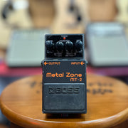 USED BOSS Mt-2 Metal Zone Effect Pedal-Dirt Cheep