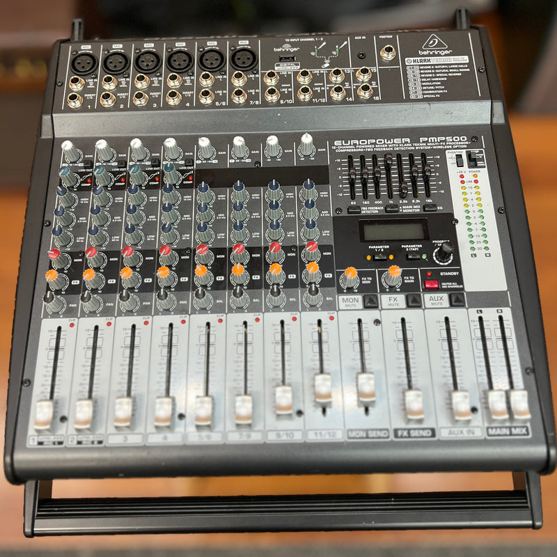 USED Behringer PMP500 12-Channel 500W Powered Mixer