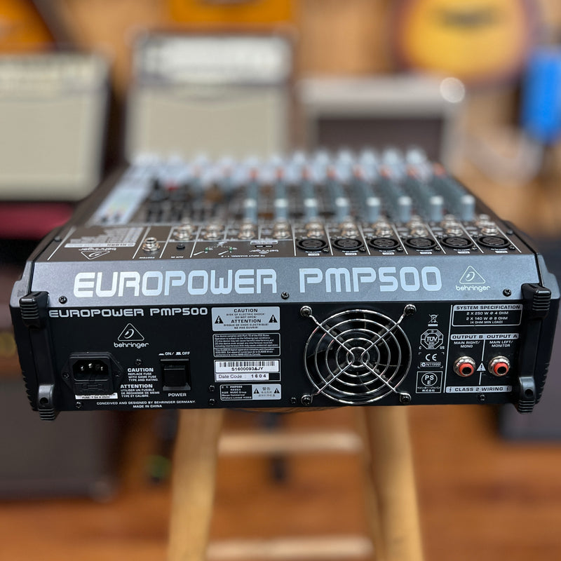 USED Behringer PMP500 12-Channel 500W Powered Mixer