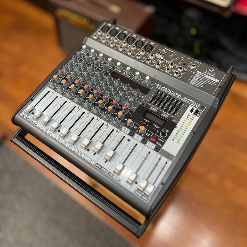 USED Behringer PMP500 12-Channel 500W Powered Mixer