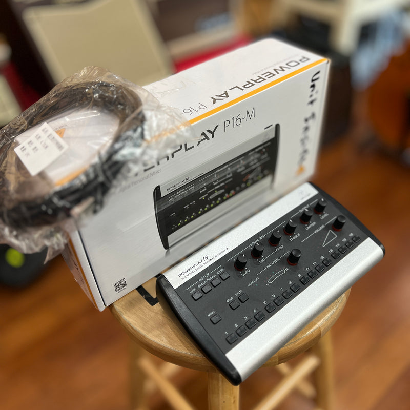 USED Behringer Powerplay P16-M 16-Channel Digital Personal Mixer