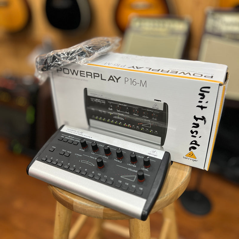 USED Behringer Powerplay P16-M 16-Channel Digital Personal Mixer