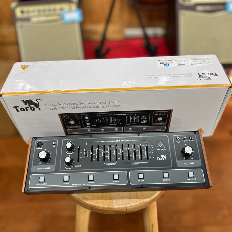 USED Behringer Toro Analog Bass Synthesizer