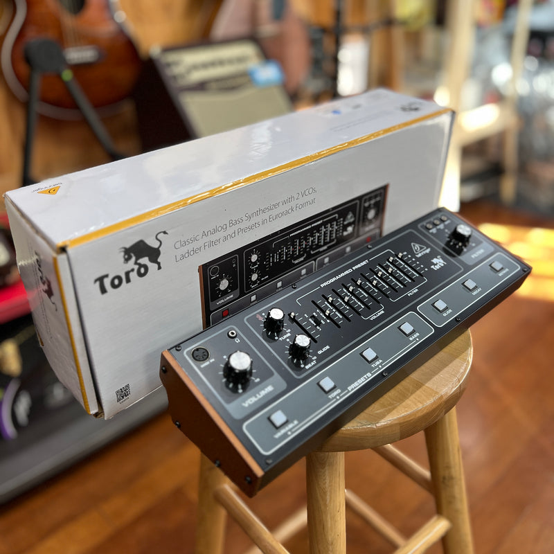 USED Behringer Toro Analog Bass Synthesizer