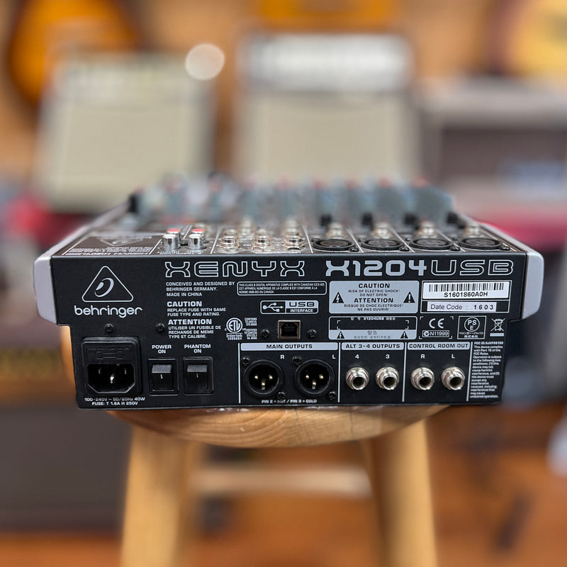 USED Behringer Xenyx X1204USB Analog Mixer
