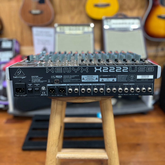 USED Behringer Xenyx X2222USB 12-Channel Mixer