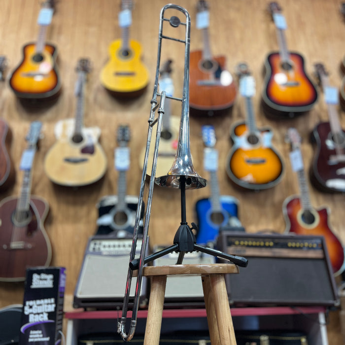 USED Besson 2-20 Silver Trombone Outfit