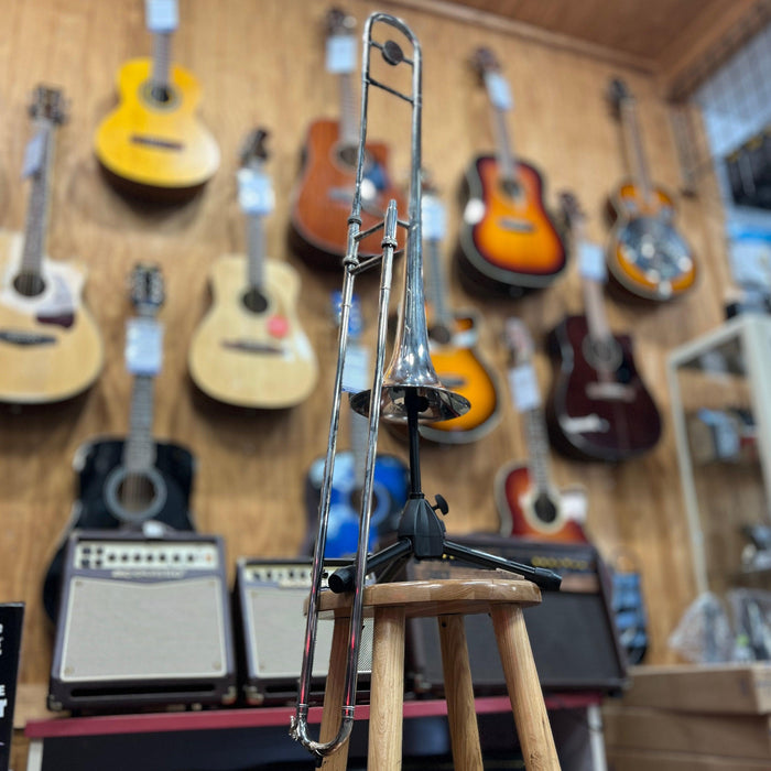 USED Besson 2-20 Silver Trombone Outfit