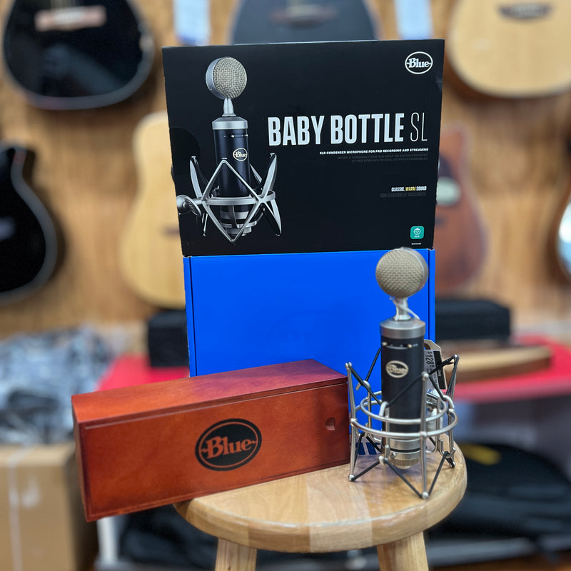 USED Blue Baby Bottle SL Condenser Microphone w/ Shockmount & Case